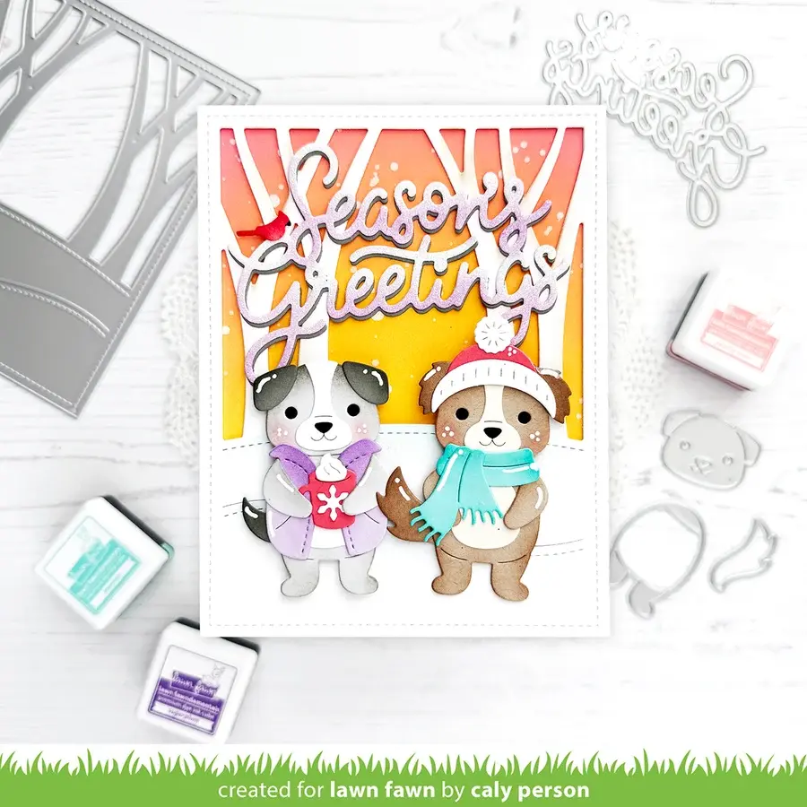 LAWN FAWN LAWN FAWN BUILD-A-DOG DIE SET