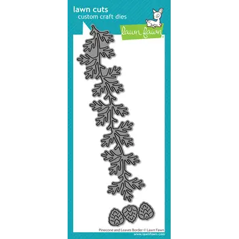 LAWN FAWN LAWN FAWN PINECONE AND LEAVES DIE SET