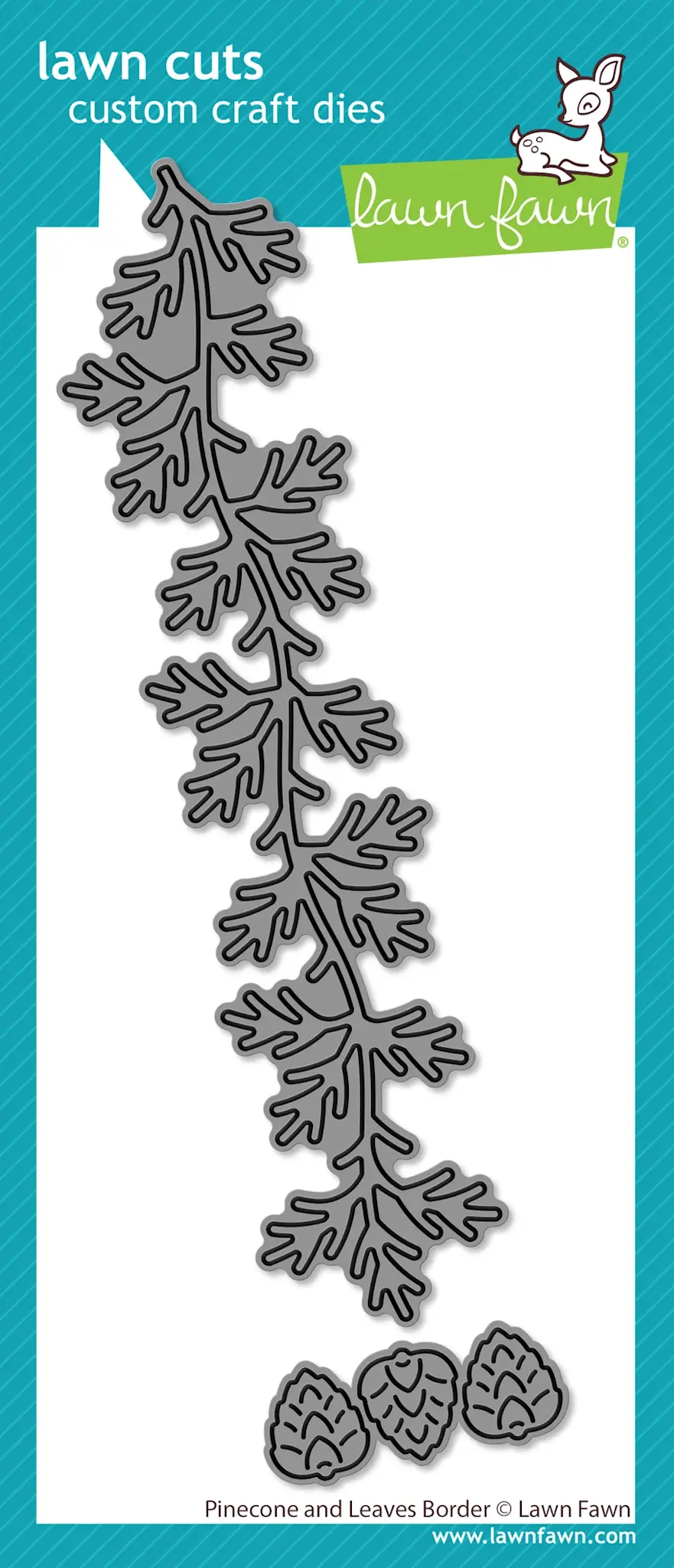 LAWN FAWN LAWN FAWN PINECONE AND LEAVES DIE SET