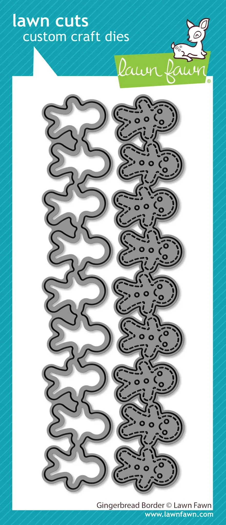 LAWN FAWN LAWN FAWN GINGERBREAD BORDER DIE SET