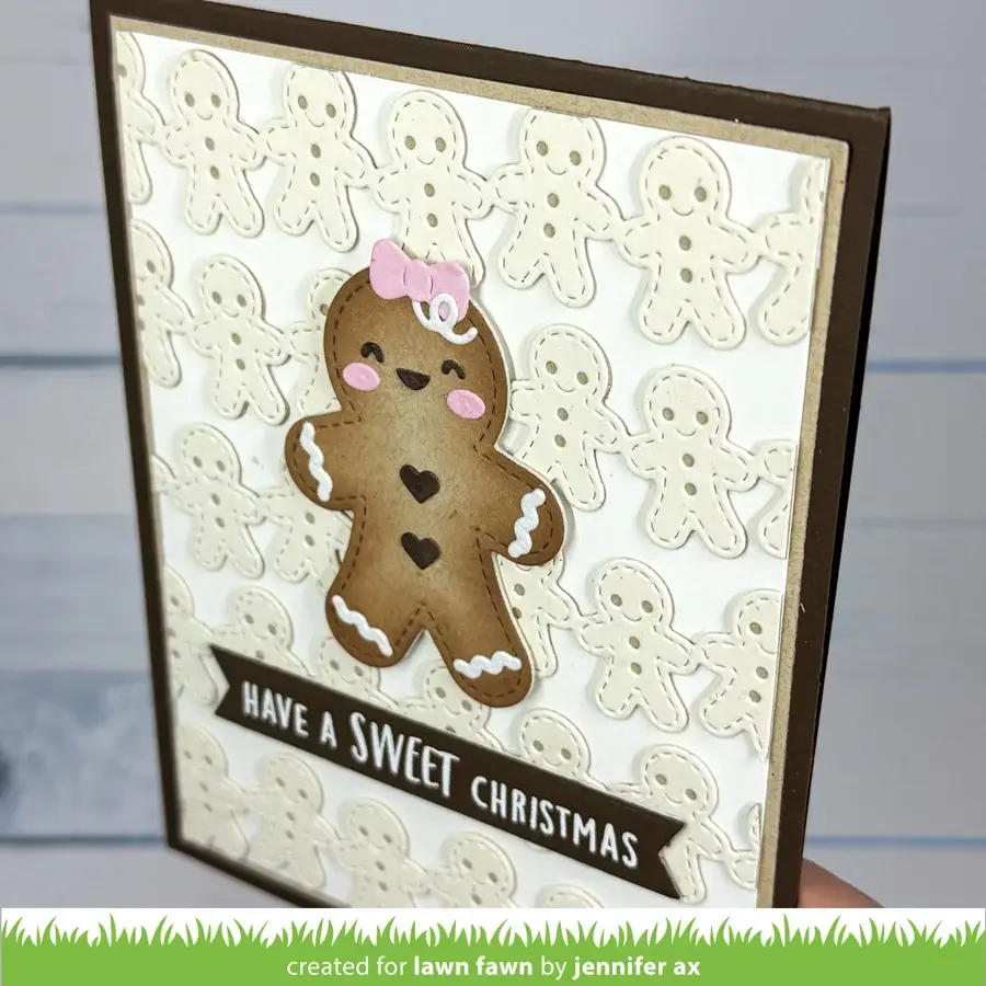 LAWN FAWN LAWN FAWN GINGERBREAD BORDER DIE SET
