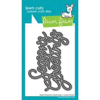 LAWN FAWN LAWN FAWN GIANT SEASON'S GREETINGS DIE