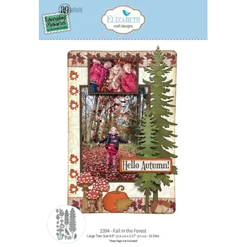 ELIZABETH CRAFT DESIGNS ELIZABETH CRAFT DESIGNS EVERYDAY MEMORIES COMFY COZY FALL IN THE FOREST DIE SET