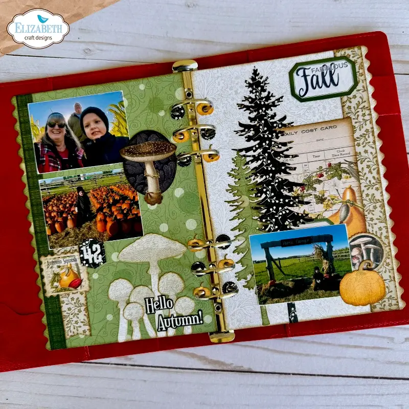 ELIZABETH CRAFT DESIGNS ELIZABETH CRAFT DESIGNS EVERYDAY MEMORIES COMFY COZY FALL IN THE FOREST DIE SET