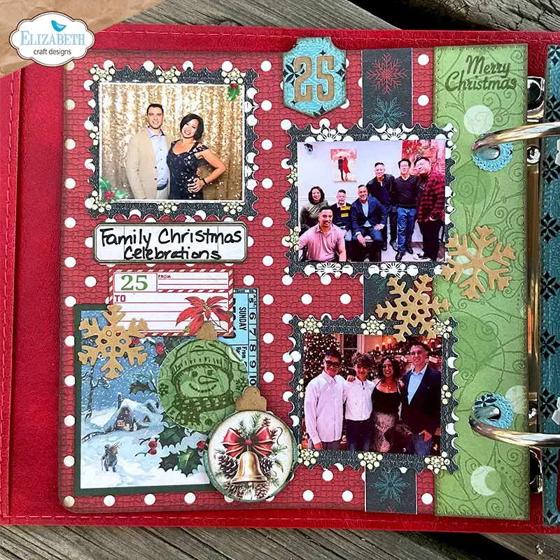 ELIZABETH CRAFT DESIGNS ELIZABETH CRAFT DESIGNS EVERYDAY MEMORIES COMFY COZY ROUNDED CORNER SQUARE PAGE ASSORTMENT DIE SET