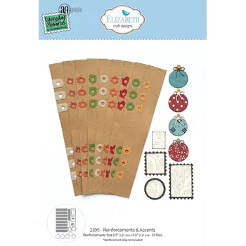 ELIZABETH CRAFT DESIGNS ELIZABETH CRAFT DESIGNS EVERYDAY MEMORIES COMFY COZY REINFORCEMENTS & ACCENTS DIE SET