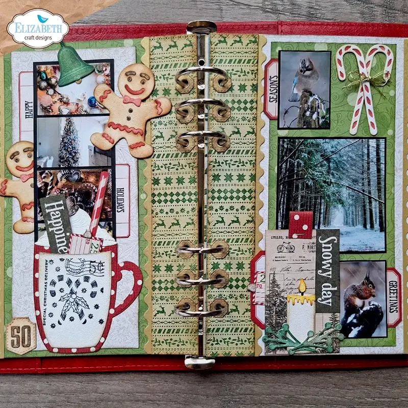 ELIZABETH CRAFT DESIGNS ELIZABETH CRAFT DESIGNS EVERYDAY MEMORIES COMFY COZY COZY SEASON & REINFORCEMENT STRIP DIE SET
