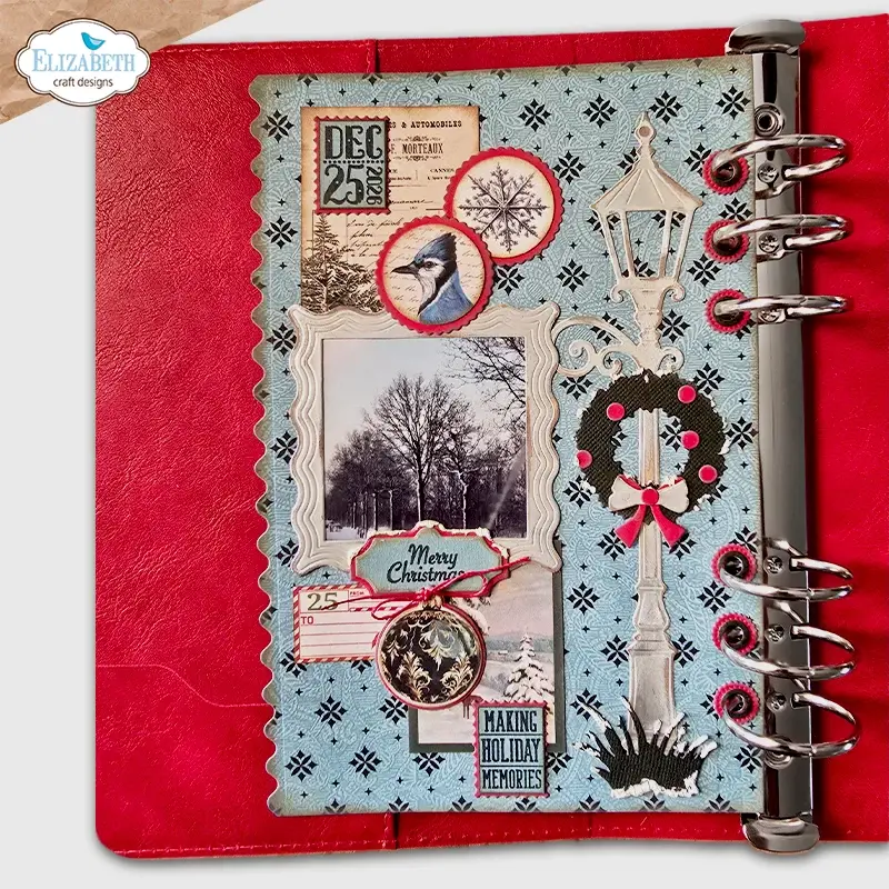 ELIZABETH CRAFT DESIGNS ELIZABETH CRAFT DESIGNS EVERYDAY MEMORIES COMFY COZY WAVY PAGE & LAMPPOST DIE SET