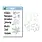 ELIZABETH CRAFT DESIGNS ELIZABETH CRAFT DESIGNS EVERYDAY MEMORIES COMFY COZY SEASONAL WORDS & LEAVES CLEAR STAMP & DIE SET