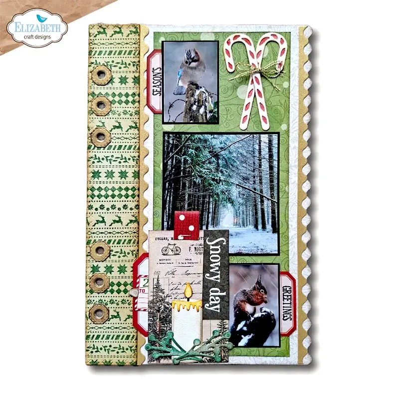 ELIZABETH CRAFT DESIGNS ELIZABETH CRAFT DESIGNS EVERYDAY MEMORIES COMFY COZY SEASONAL POSTAGE CLEAR STAMP SET