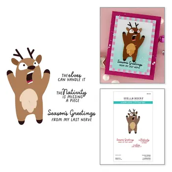 SPELLBINDERS SPELLBINDERS REIN IT IN CLEAR STAMP & DIE SET