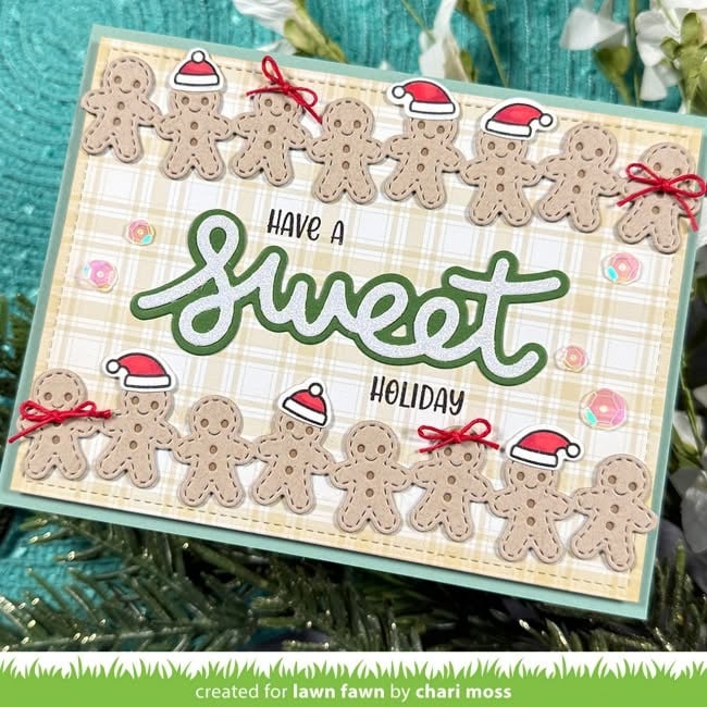 LAWN FAWN LAWN FAWN GINGERBREAD BORDER DIE SET
