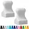 GLASSBOARD STUDIO GLASSBOARD STUDIO SNOW WHITE MINIPAWN MAGNETS 2/PK
