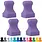 GLASSBOARD STUDIO GLASSBOARD STUDIO PERIWINKLE PURPLE MINIPAWN MAGNETS 4/PK