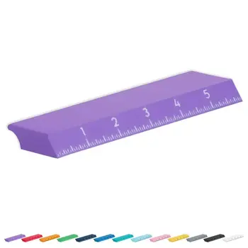 GLASSBOARD STUDIO GLASSBOARD STUDIO PERIWINKLE PURPLE MEGAMAG RULERS 6 INCHES