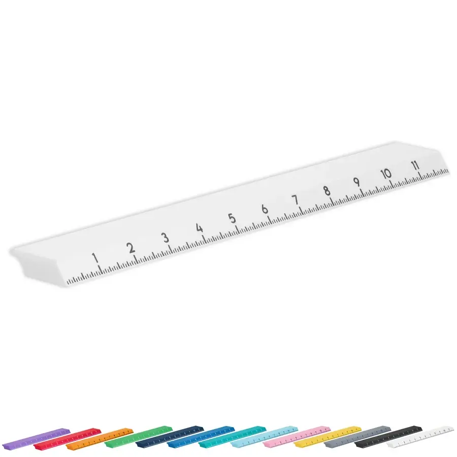 GLASSBOARD STUDIO GLASSBOARD STUDIO SNOW WHITE MEGAMAG RULERS 12 INCHES