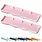 GLASSBOARD STUDIO GLASSBOARD STUDIO BLUSH PINK MAGINK QUAD TRAYS 2/PK