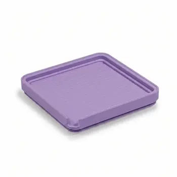 GLASSBOARD STUDIO GLASSBOARD STUDIO PERIWINKLE PURPLE MAGINK SQUARE TRAYS 2/PK