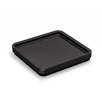 GLASSBOARD STUDIO GLASSBOARD STUDIO JET BLACK MAGINK SQUARE TRAYS 2/PK