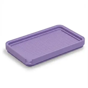 GLASSBOARD STUDIO GLASSBOARD STUDIO PERIWINKLE PURPLE MAGINK RECTANGLE TRAYS 2/PK