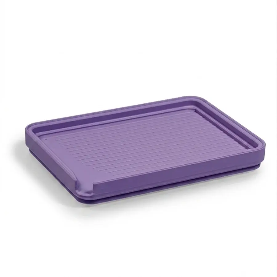 GLASSBOARD STUDIO GLASSBOARD STUDIO PERIWINKLE PURPLE MAGINK LARGE RECTANGLE TRAYS 2/PK