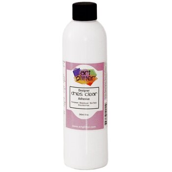 ART GLITTER ART GLITTER DESIGNER DRIES CLEAR GLITTER & ART GLUE 8OZ