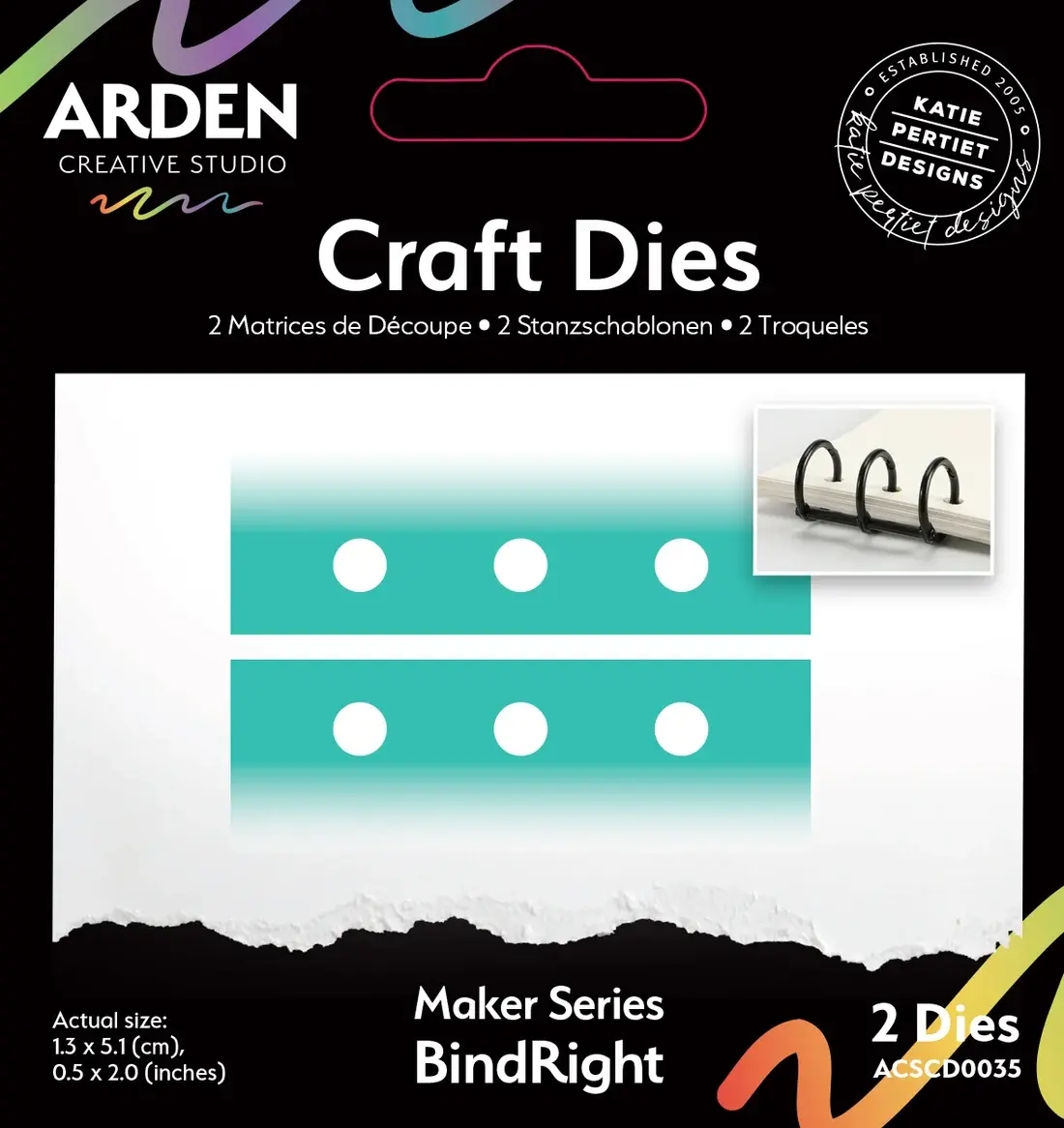 ARDEN CREATIVE STUDIO ARDEN CREATIVE STUDIO MAKER SERIES BINDRIGHT DIE SET