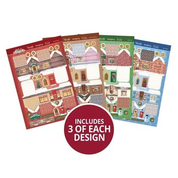 HUNKYDORY CRAFTS LTD. HUNKYDORY ADVENT VILLAGE PROJECT KIT