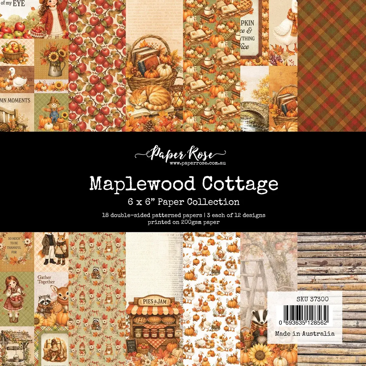 PAPER ROSE PAPER ROSE MAPLEWOOD COTTAGE 6x6 PAPER COLLECTION
