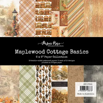 PAPER ROSE PAPER ROSE MAPLEWOOD COTTAGE 6x6 BASICS PAPER COLLECTION
