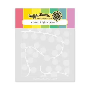 WAFFLE FLOWER WAFFLE FLOWER WINTER LIGHTS STENCIL SET