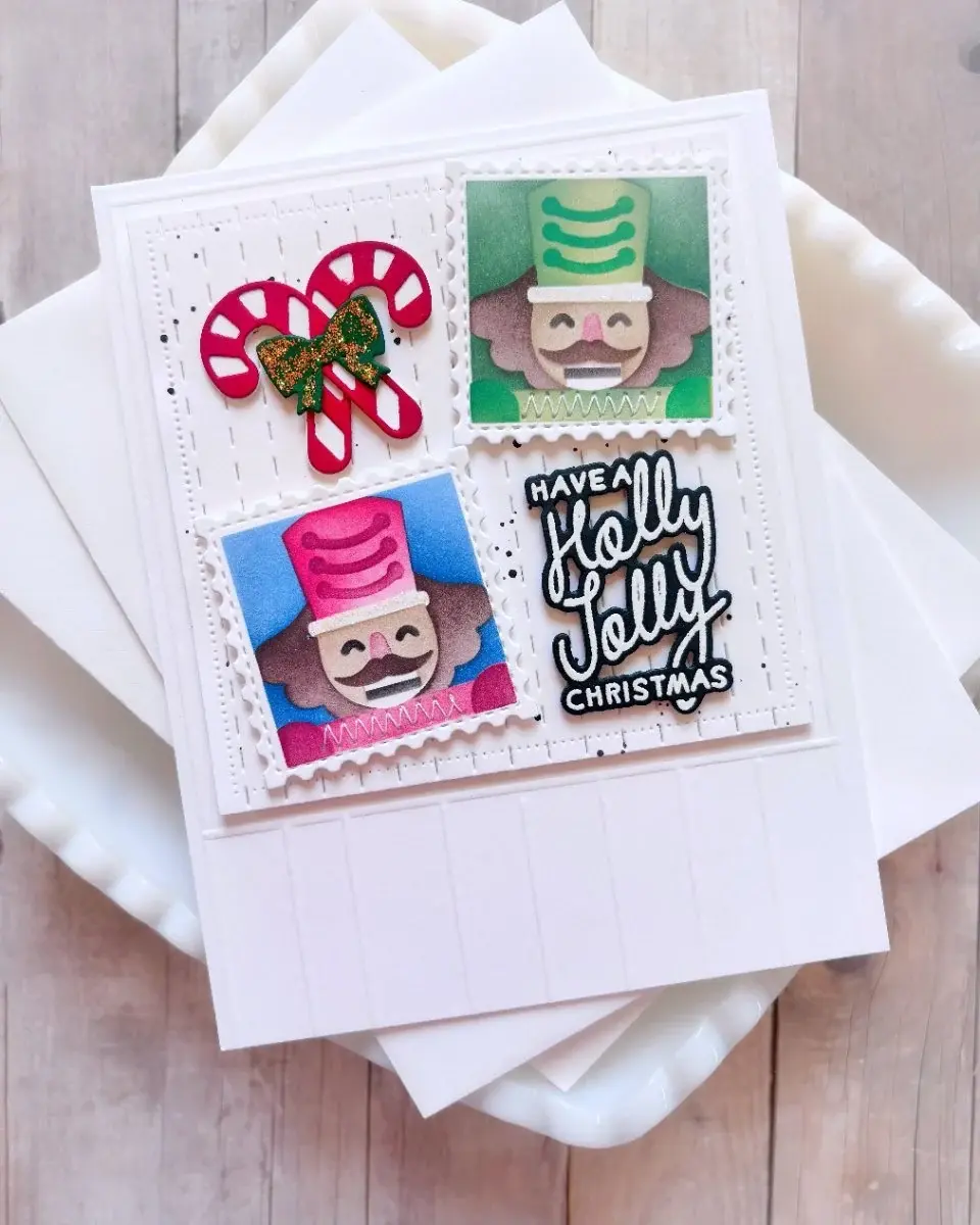 WAFFLE FLOWER WAFFLE FLOWER SQUARE POSTAGE - NUTCRACKER STENCIL
