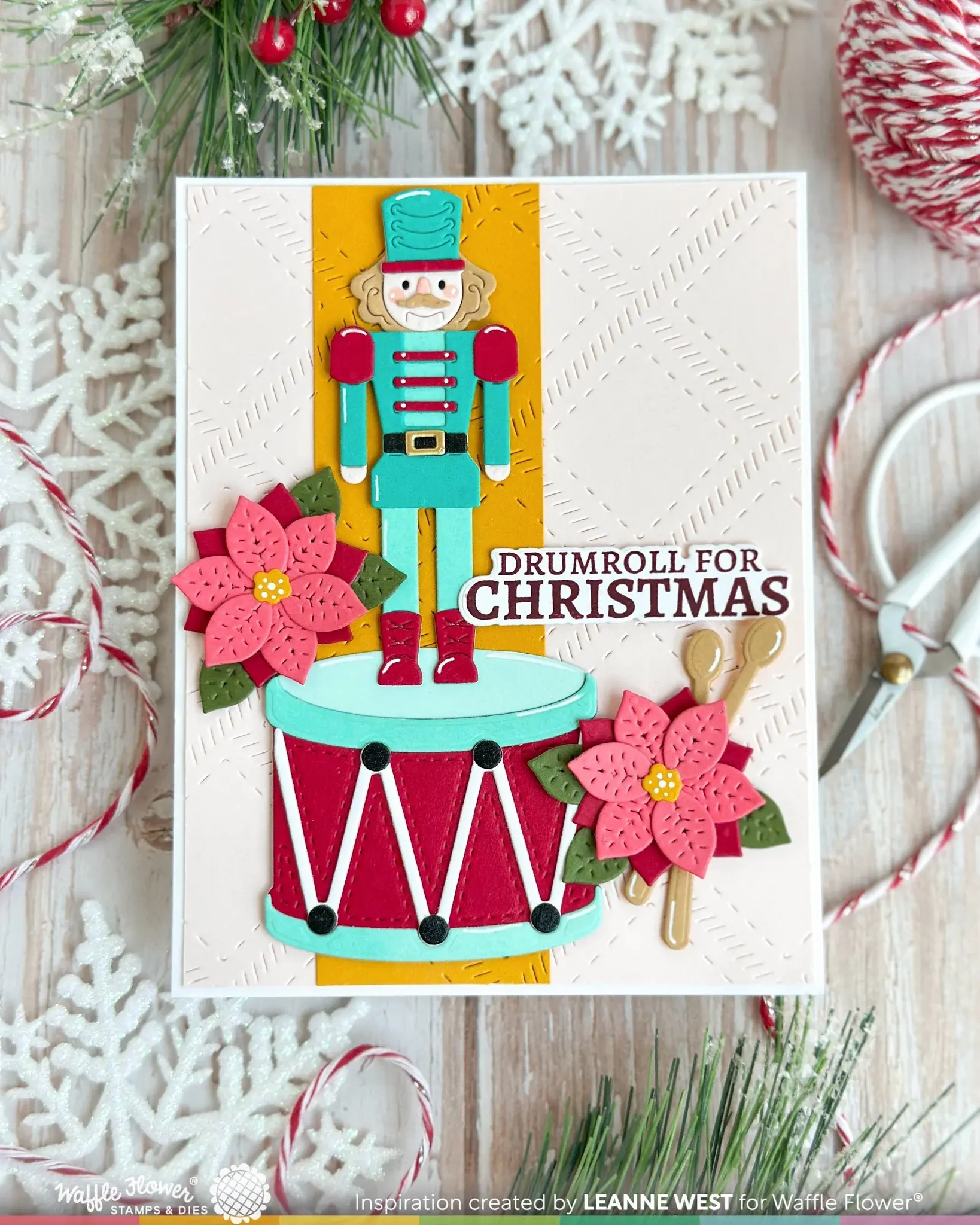 WAFFLE FLOWER WAFFLE FLOWER NUTCRACKER DIE SET