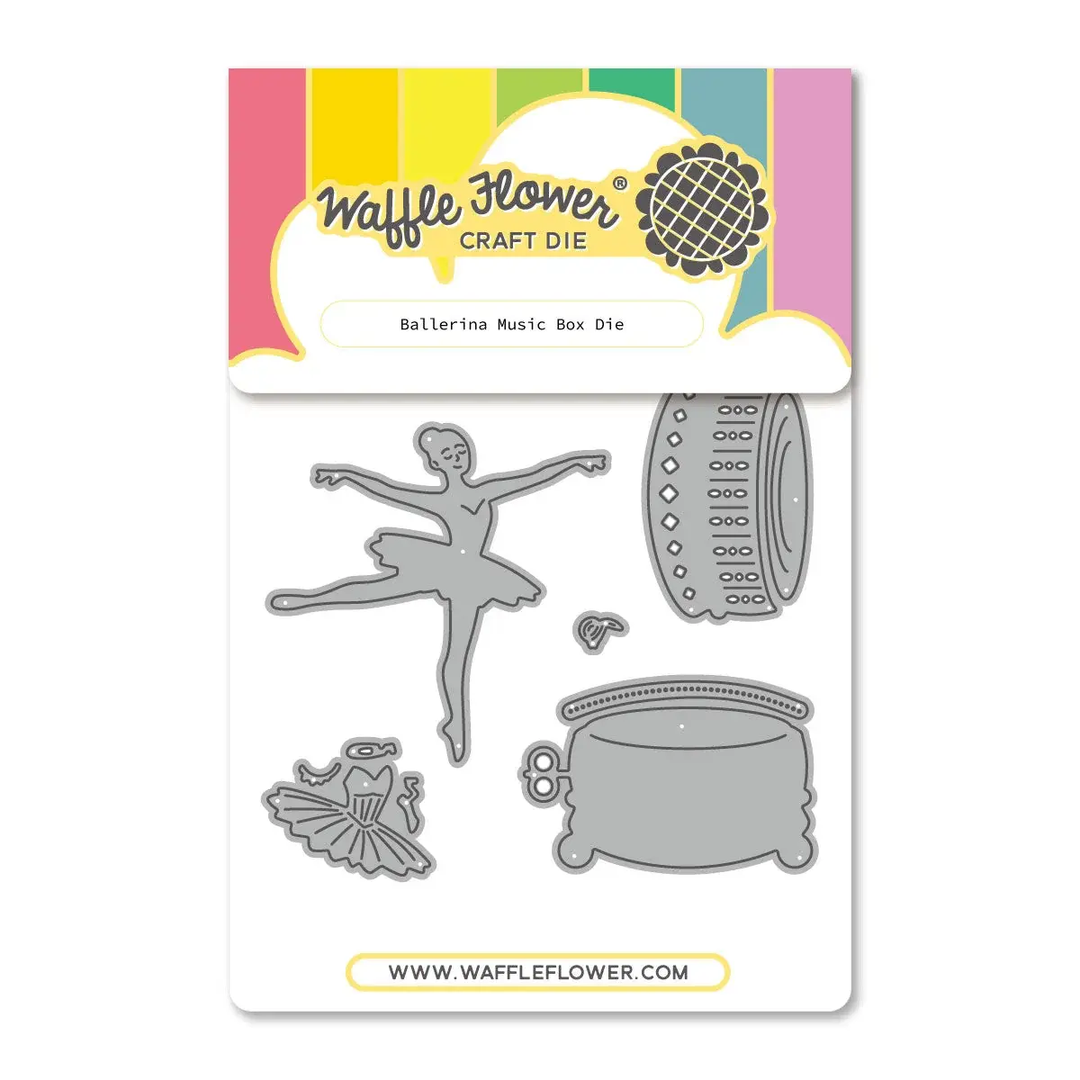 WAFFLE FLOWER WAFFLE FLOWER BALLERINA MUSIC BOX DIE SET