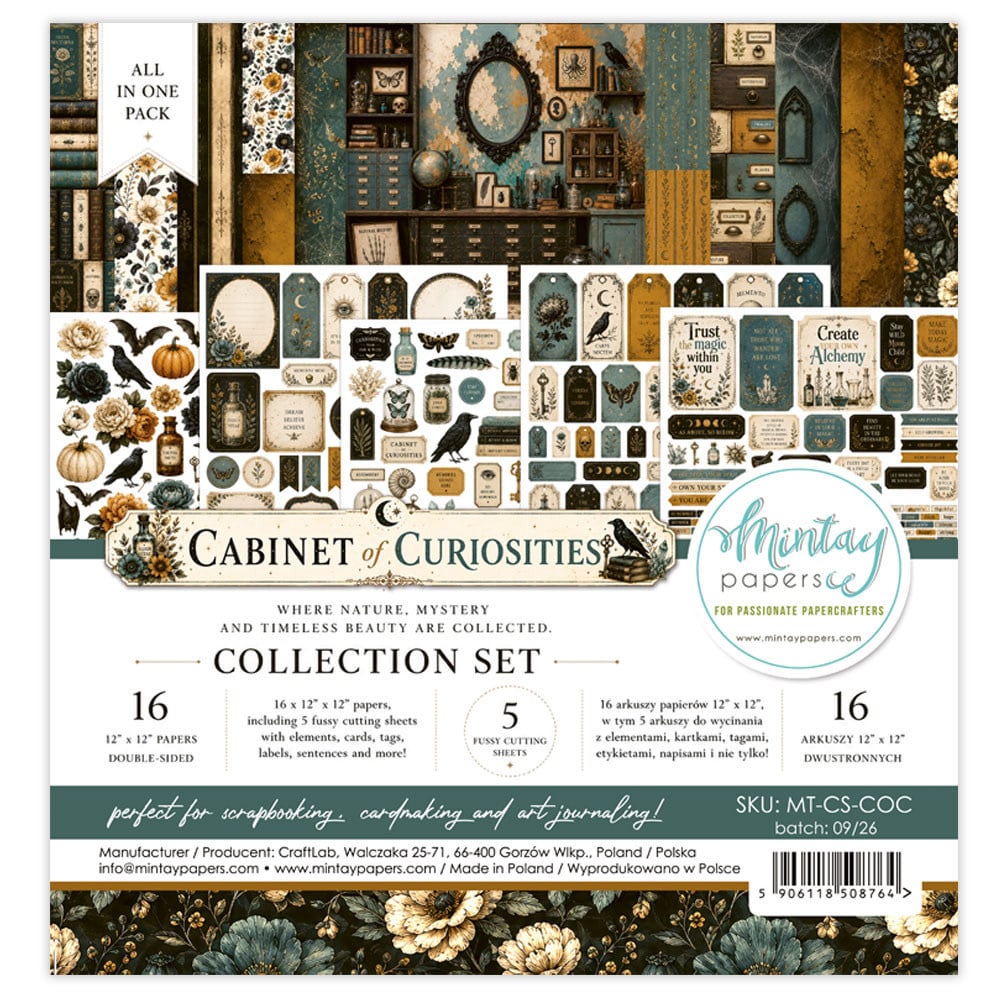 MINTAY MINTAY CABINET OF CURIOSITIES 12x12 COLLECTION PACK