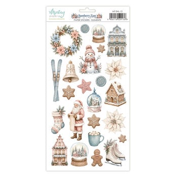 MINTAY MINTAY SNOWBERRY LANE 6x12 PAPER STICKERS - ELEMENTS