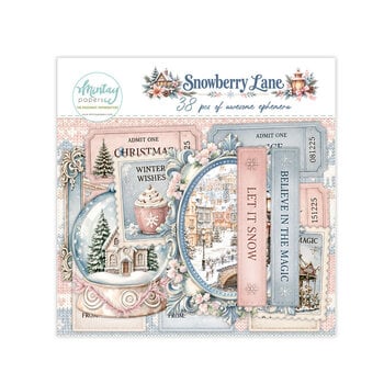 MINTAY MINTAY SNOWBERRY LANE PAPER EPHEMERA 38/PK