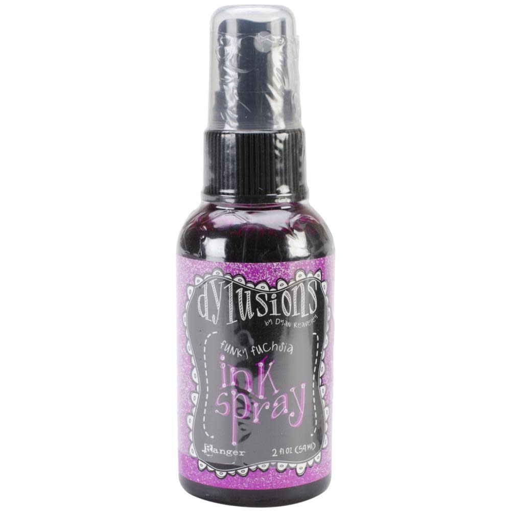 RANGER DYLUSIONS INK SPRAY FUNKY FUCHSIA 2OZ