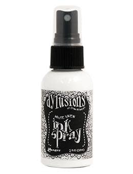 RANGER DYLUSIONS INK SPRAY WHITE LINEN 2OZ