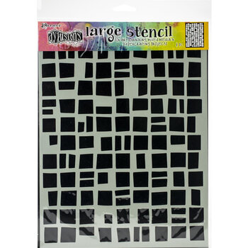 RANGER DYLUSIONS BETSY'S BLOCK LARGE STENCIL 9x12