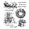 STAMPERS ANONYMOUS STAMPERS ANONYMOUS TIM HOLTZ CHRISTMAS SPIRIT CLING STAMP SET