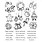 STAMPERS ANONYMOUS STAMPERS ANONYMOUS TIM HOLTZ CHRISTMAS DOODLES CLING STAMP SET