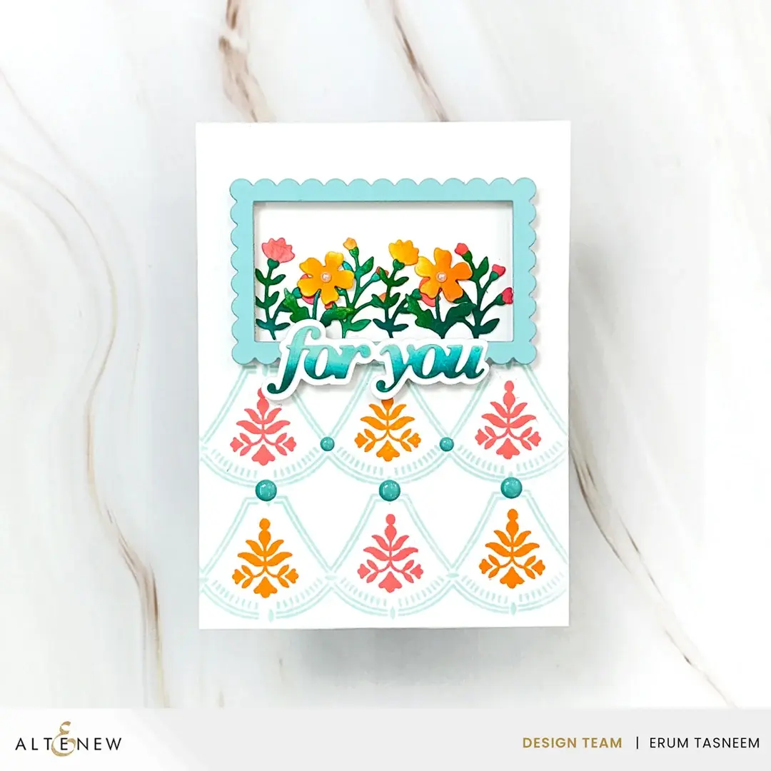 ALTENEW ALTENEW MINI DELIGHT: SIMPLY FOR YOU CLEAR STAMP & DIE SET