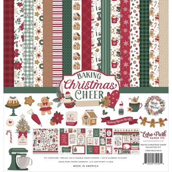 ECHO PARK PAPER ECHO PARK BAKING CHRISTMAS CHEER 12x12 COLLECTION KIT
