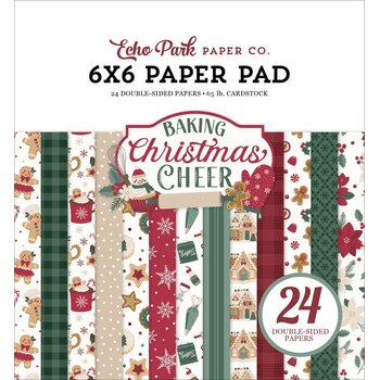 ECHO PARK PAPER ECHO PARK BAKING CHRISTMAS CHEER 6x6 PAPER PAD 24 SHEETS