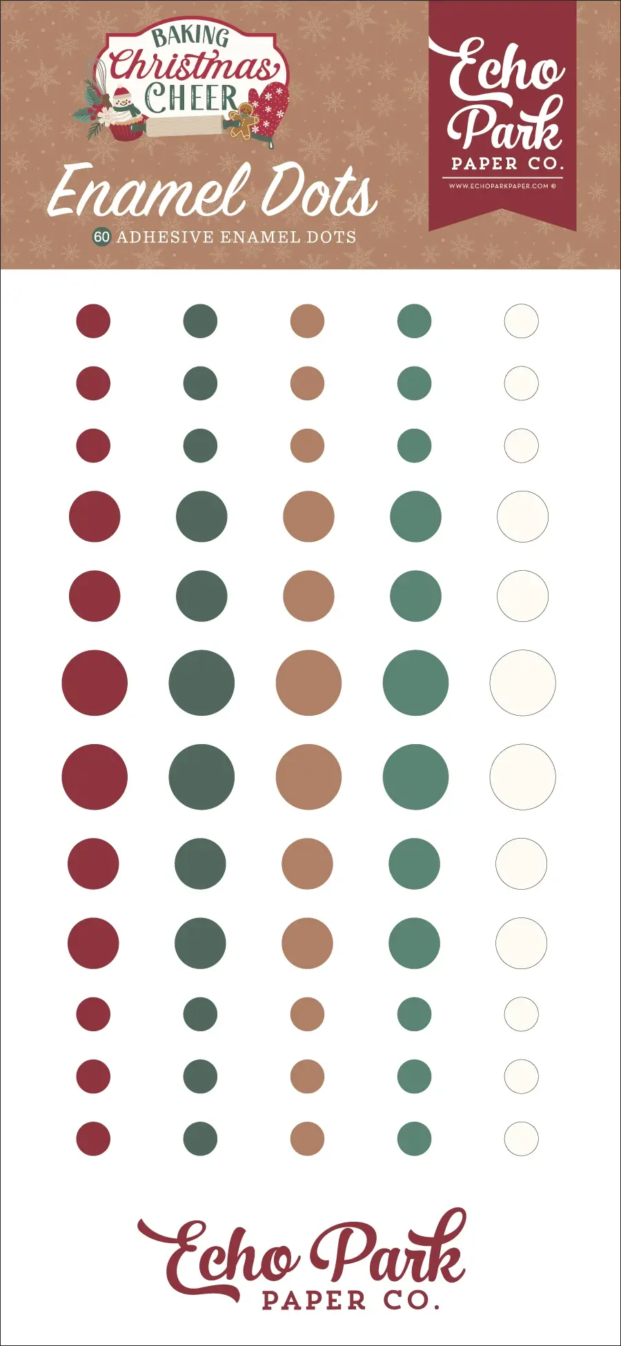 ECHO PARK PAPER ECHO PARK BAKING CHRISTMAS CHEER ENAMEL DOTS