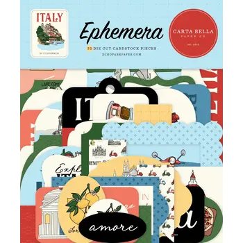 CARTA BELLA CARTA BELLA ITALY EPHEMERA DIE CUTS