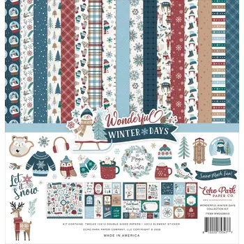 CARTA BELLA ECHO PARK WONDERFUL WINTER DAYS 12x12 COLLECTION KIT
