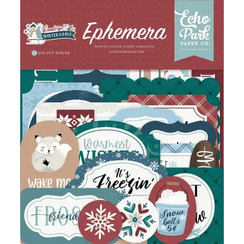 ECHO PARK PAPER ECHO PARK WONDERFUL WINTER DAYS EPHEMERA DIE-CUTS