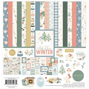 CARTA BELLA CARTA BELLA SILLY GOOSE WINTER 12x12 COLLECTION KIT